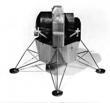 B&w NASA photo showing a prototype of the Lunar Module from around 1963 picture