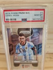 Lionel Messi Prizm Cards Panini PSA 10? picture