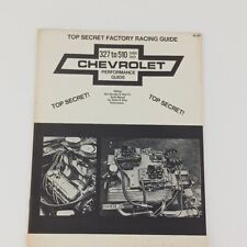 1975 Motion Phase lll Publications TOP SECRET RACING GUIDE 327 TO 510 CI CHEVY picture