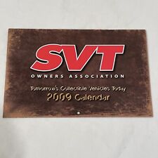 2009 NOS Carroll Shelby SVT Owners Association GT500KR Mustang Calendar Brochure picture