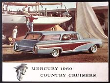 1960 MERCURY COUNTRY CRUISERS COLONY PARK DEALERSHIP BROCURE STATION WAGON Z1279 picture