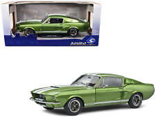 1967 Shelby GT500 Lime Green Metallic with White Stripes 1/18 Diecast Model Car picture