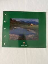 2002 PONTIAC Brochure AZTEK Great Info & Pictures FIRST IN VERSATILITY (MH841) picture