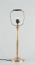 Bruno Paul (1874-1968), German architect. Tall Art Deco table lamp in brass. picture