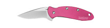 Kershaw Knives Chive Liner Lock Pink Anodized Aluminum 420HC Carbon 1600PINK picture