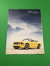 2005 2006 2007 FORD MUSTANG GT ORIGINAL VINTAGE PRINT AD ADVERTISEMENT picture