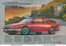 1987 1988 Buick Regal Mulholland Drive California House Vtg Print Ad SI18 picture
