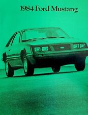 1984 Ford Mustang Brochure- EXCELLENT - Uncirculated Condition - 28 Page picture