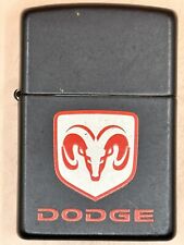Vintage 2005 Dodge Ram Logo Black Zippo Lighter picture