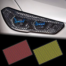 1pc Car Rear Tail Light Cover Honeycomb Sticker Tail-lamp Decal Accessories DIY picture