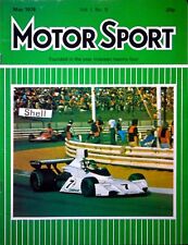 MOTOR SPORT MAGAZINE, MAY 1974 VOL. L NO. 5 picture