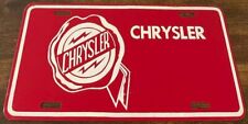 Vintage Chrysler Booster License Plate Mopar 1966 1967 1968 1969 1970 1971 STEEL picture