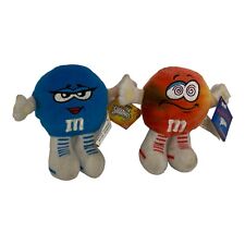 LOT OF 2 M&M Mini's Swarmees Plush Collectibles USED Belle Blue Swirlin Merlin picture
