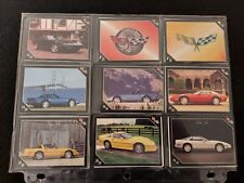 LOT OF 18 -1984-1990 CHEVEROLET CORVETTE COLLECTOR TRADING CARDS picture