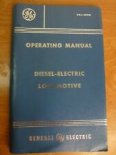 1968 Diesel Electric Locomotive Operating Manual Train Railroad Manual GEJ-3856 picture