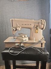 Vintage Singer 329k Sewing Machine Great Britain With Pedal 960 13608M Untested picture