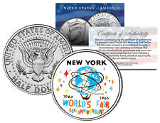 WORLD'S FAIR 1964 1965 NEW YORK * 50th Anniversary * 2014 JFK Half Dollar Coin picture