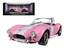 1965 Shelby Cobra 427 S/C Pink with White Stripes with Printed Carroll Shelby Si picture