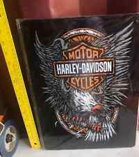 Harley Sign Metal Harley Davidson Sign Eagle Harley Motorcycle Sign Harley Tin picture