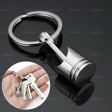 1x Car Engine Metal Piston Part Alloy Keychain Keyfob Key Chain Keyring Gift picture