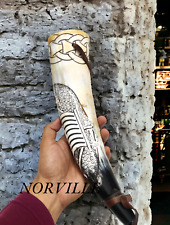 Viking War Blowing Horn Ancient Horn Bugle Hunting Tool Gift For Cosplay picture