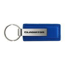 Jeep Gladiator Keychain & Key Ring – Premium Blue Leather Key Chain picture