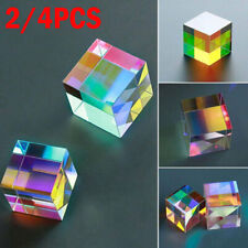 2/4PC Optical Glass X-cube Dichroic Cube Prism RGB combiner Splitter Home Decor picture