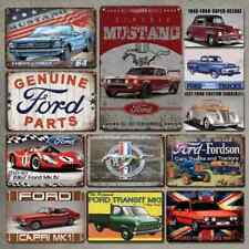 Ford Mustang Vintage Collection Metal Tin Signs Classic Retro Signs Home Decor picture