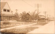 RPPC Postcard Wachusetts Avenue Hyannis Port MA Massachusetts c.1904-1918   M469 picture