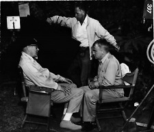 James Cagney Robert Montgomery Behind Scenes Rare Candid Vintage Photo picture