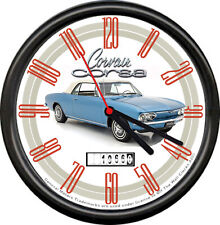 Licensed 1966 Chevy Corvair Corsa Rear Engine Car General Motors Sign Wall Clock picture