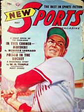 New Sports Magazine Pulp May 1951 Vol. 9 #1 VG picture