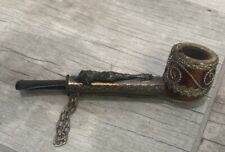Antique Pipe Ornate With Chain picture
