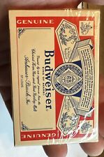 Budweiser Sealed Deck of Plastic Coated Cards - Busch Gardens Williamsburg 1970s picture