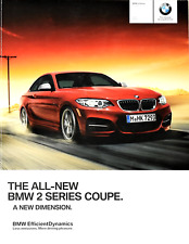 2014 BMW 2 SERIES COUPE SALES BROCHURE CATALOG ~ 64 PAGES picture
