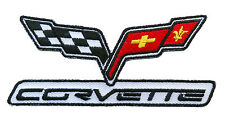 CORVETTE RACING  EMBROIDERED 4 INCH IRON ON SEW ON PATCH BY MILTACUSA picture