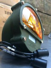 NEW *PAIR* FRONT METAL PARKING LIGHT AMBER 24V HMMWV M151 5TON M35 MUTT 11614156 picture