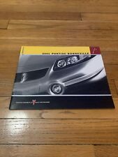 2001 Pontiac Bonneville Sales Brochure Dealer Catalog OEM  picture