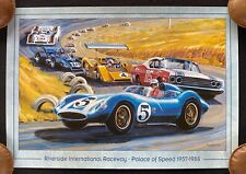 Riverside International Raceway Palace of Speed 1957-1988 Poster Scarab Porsche picture
