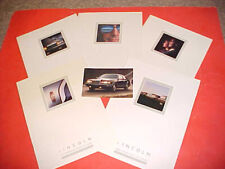 1985 LINCOLN CONTINENTAL MARK VII LSC TOWN CAR MAILER BROCHURE CATALOG LOT OF 6 picture