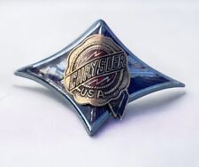 Grille Medallion 1936 Chrysler Airflow EXPORT Emblem Vee Badge Sharp Bend Base picture