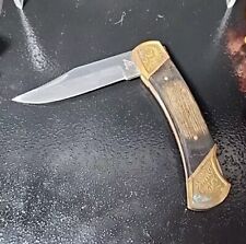 Vintage CUSTOM FROST CUTLERY Single Blade Lock back Buck Knife picture