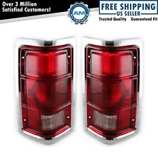 Rear Tail Lights Set Fits 1984-1987 Dodge D Series 1981-1993 Ramcharger W picture