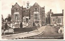 Old School War Memorial Harrow on the Hill London England RPPC Postcard Unposted picture