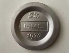 1970 GMC TRUCK Factory OPEN HOUSE 4'' Stamped Aluminum Ashtray Tray GM picture