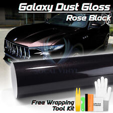 Galaxy Dust Gloss Rose Black Metallic Auto Sticker Decal Vinyl Wrap Sheet Film picture