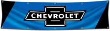 CHEVROLET BANNER 2x8 FT CHEVY CAMARO CHEVELLE NOVA 427 396 350 FLAG picture