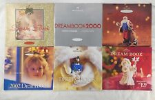 Hallmark Keepsake Ornament Dreambook Lot of 6 - 1999 2000 2001 2002 2003 2004 picture