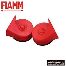 Fiamm Compact Electronic Horn European 12V High Sound Bass Set For Truck Red picture