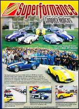 2001 Superformance Cobra Replica Factory Advertisement Print Art Car Ad J620 picture
